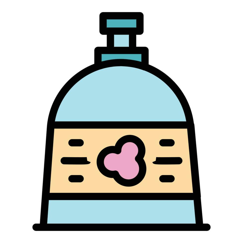 Soap dispenser icon vector flat