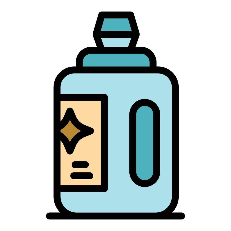 Detergent liquid icon vector flat