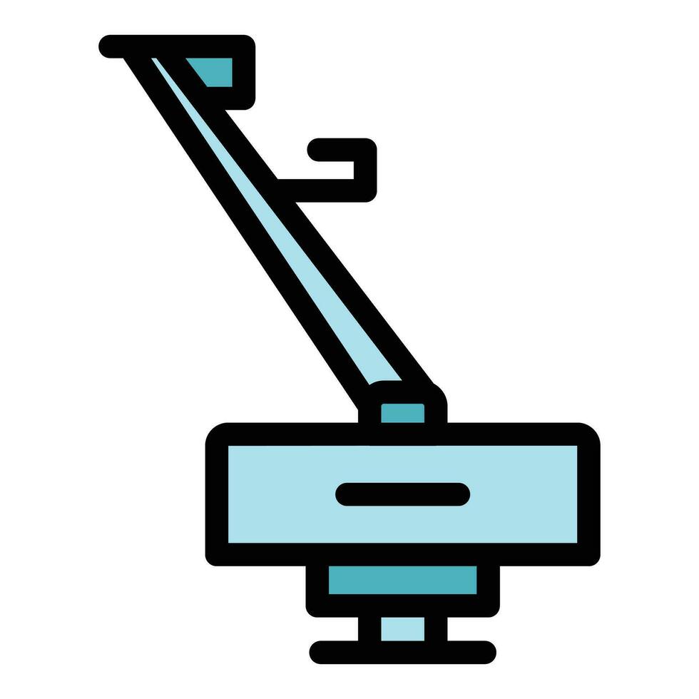 Fast trimmer icon vector flat