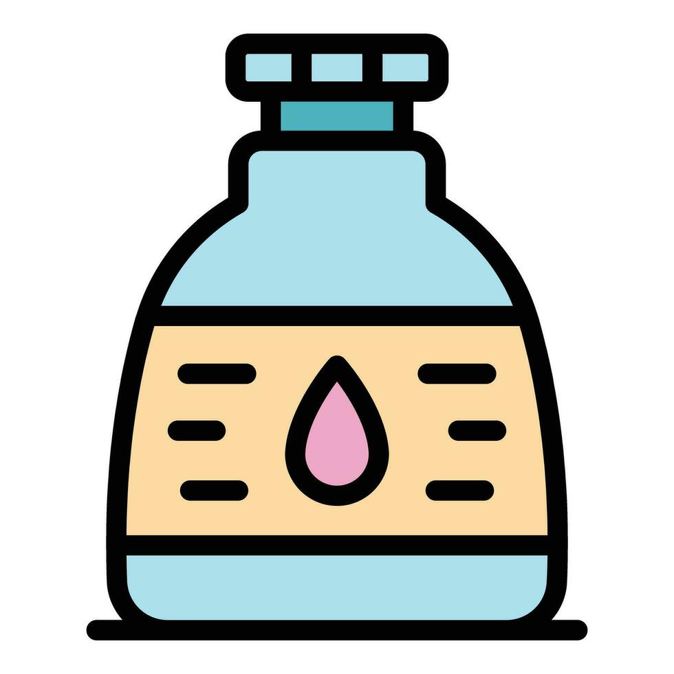 Cleaner bottle icon vector flat