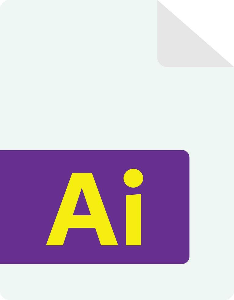 ai format Vector Flat Icon Illustration