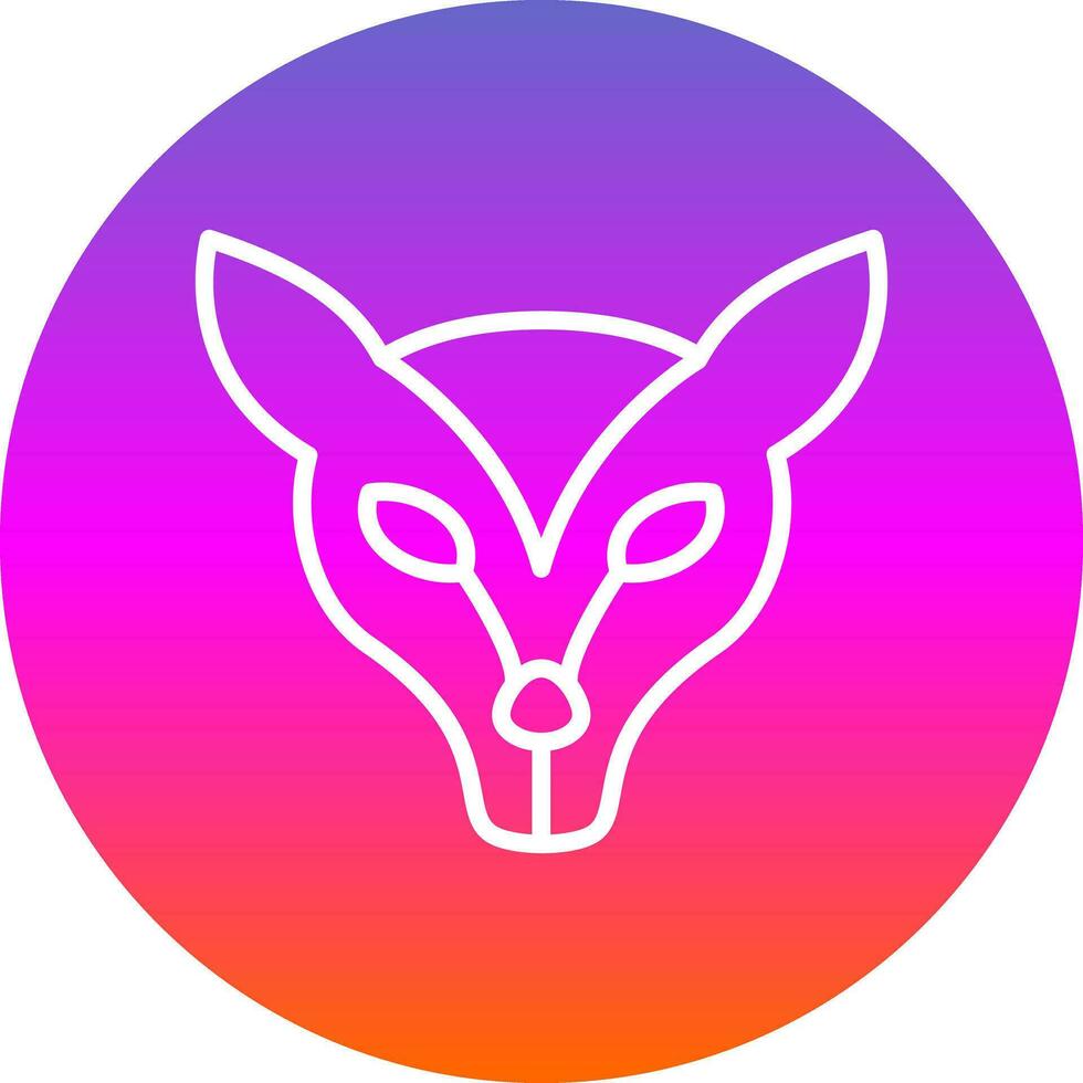 Arctic fox Vector Icon Design