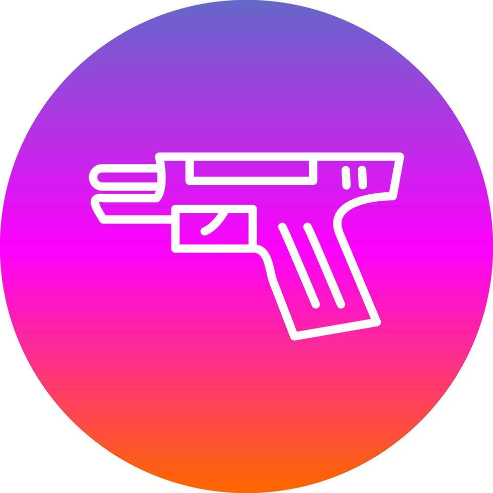 Gun Vector Icon Design