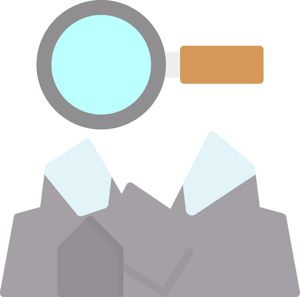 Ice cave exploration Vector Icon Design