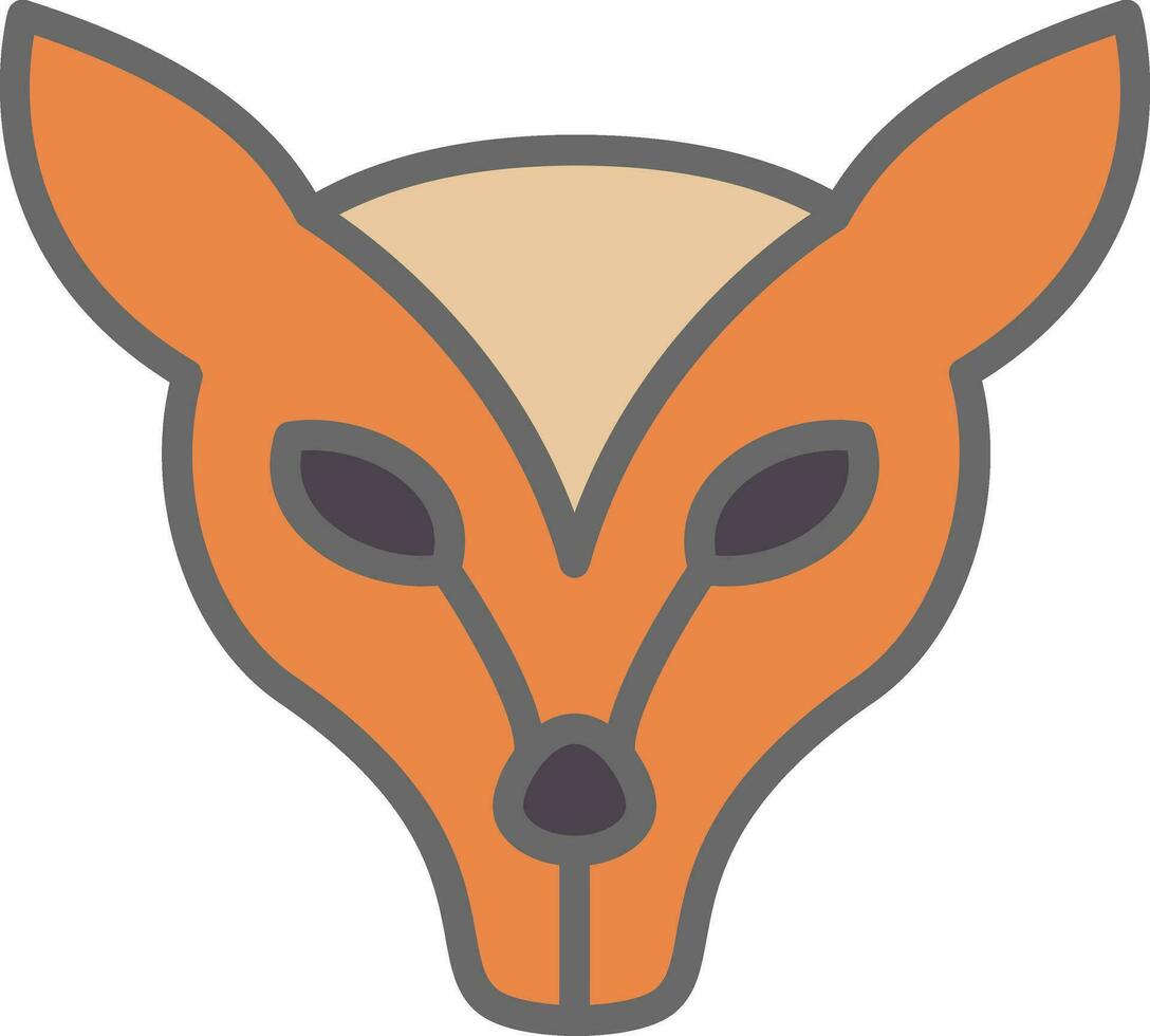 Arctic fox Vector Icon Design