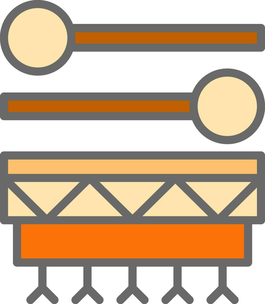 Inuit drum Vector Icon Design