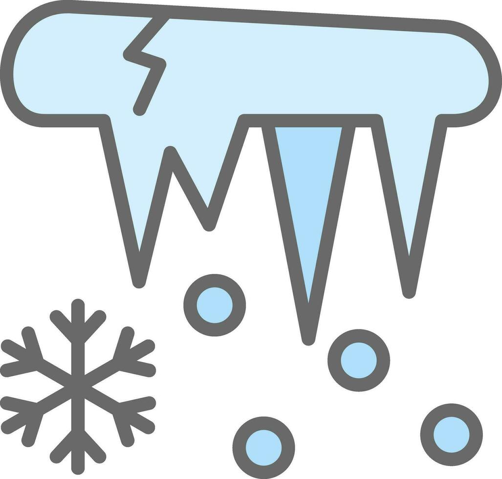 Icicle Vector Icon Design