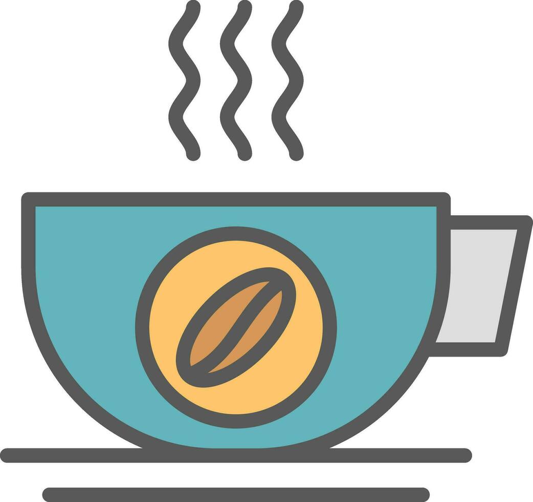 Coffee Cup Vector Icon Design