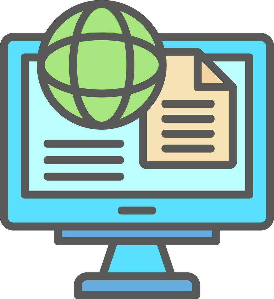 Portal Vector Icon Design