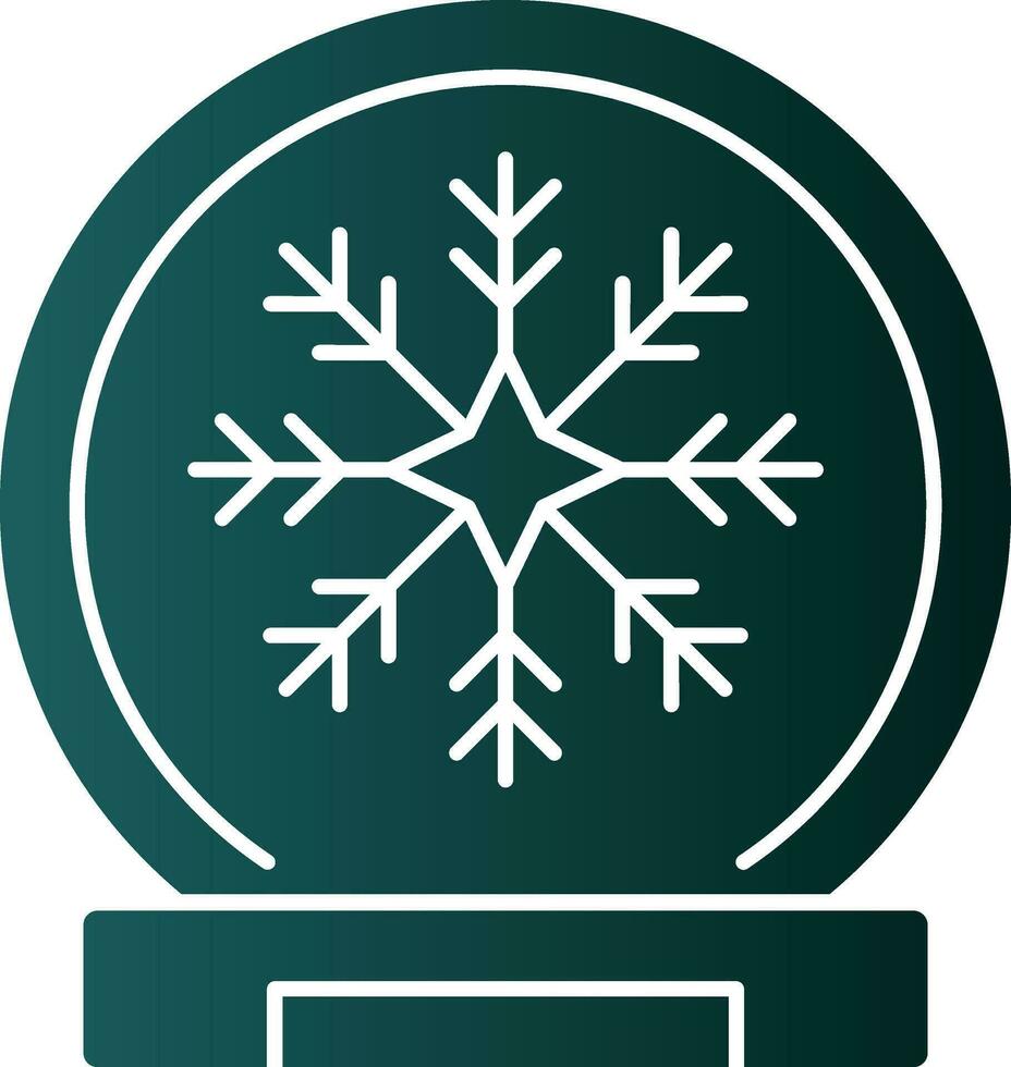 Snow globe Vector Icon Design