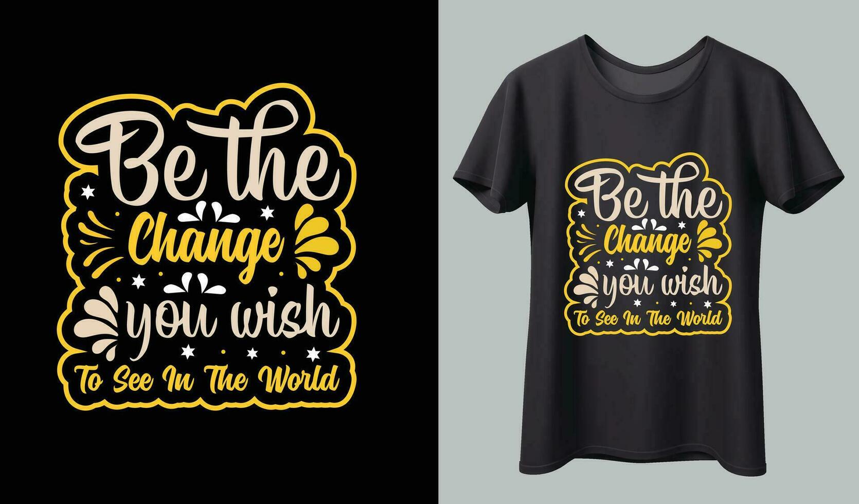 Motivation T-shirt Design vector