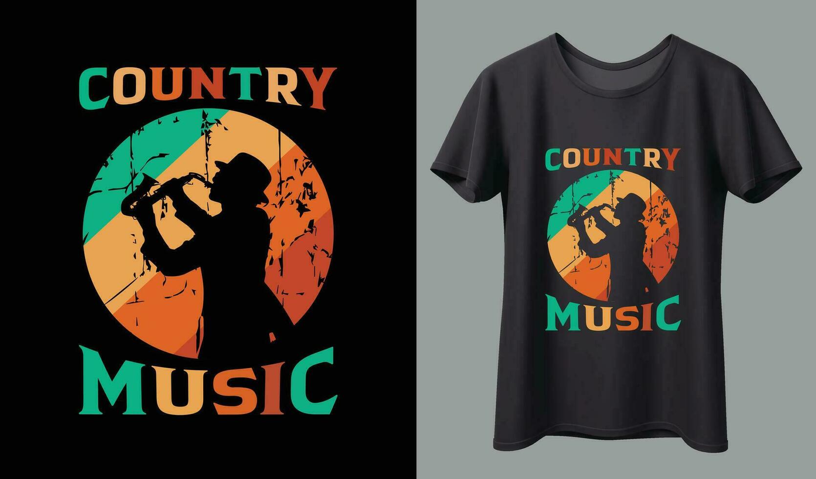 Music T-shirt design. Music t-shirt design vector. For t-shirt print and other uses. vector