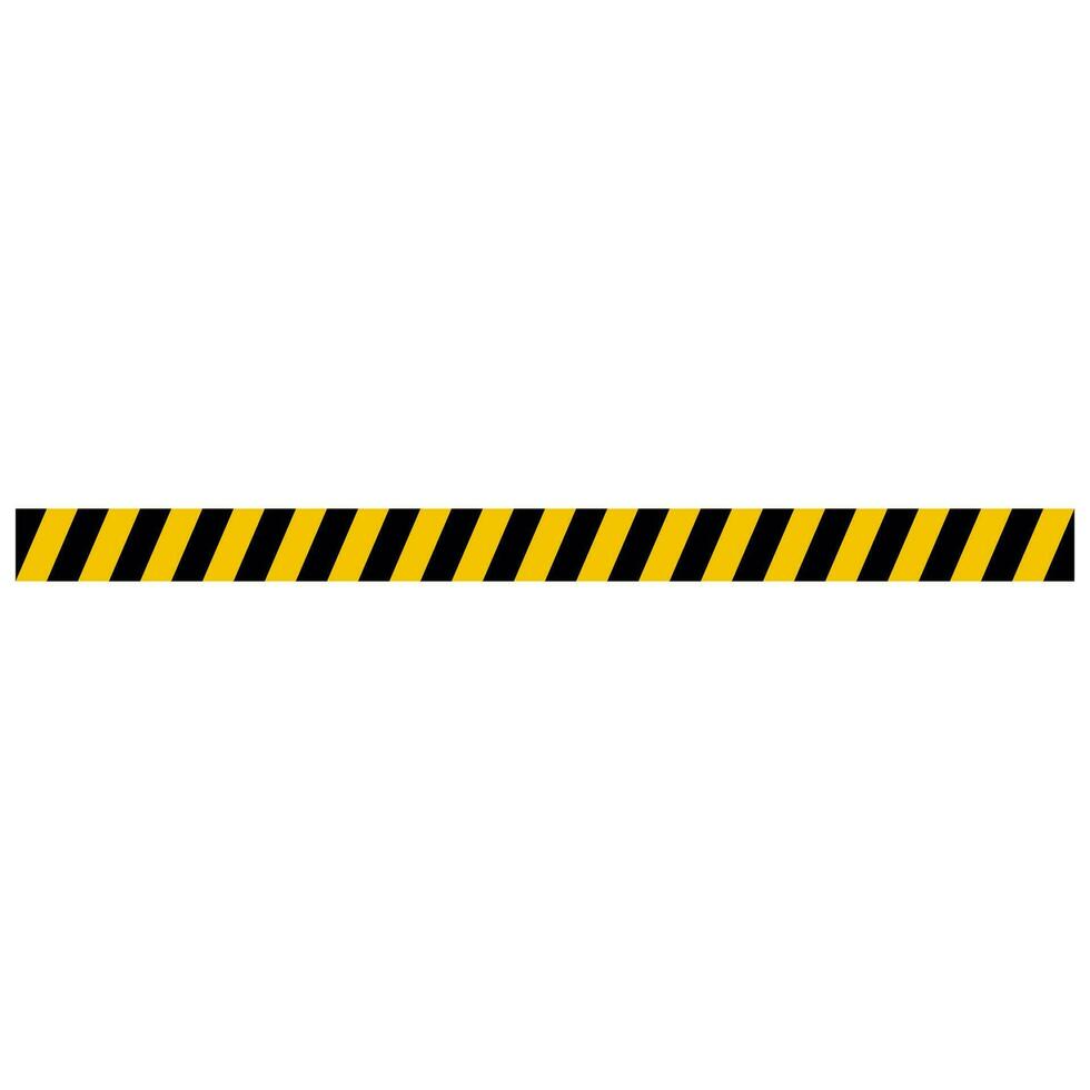 Caution tape. yellow warning lines danger. vector