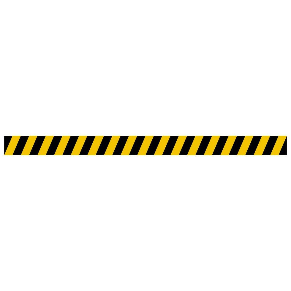 Caution tape. yellow warning lines danger. vector