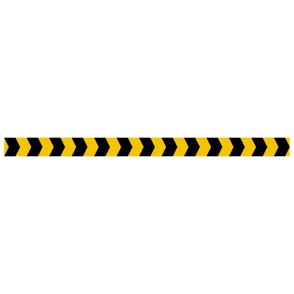 Caution tape. yellow warning lines danger. vector