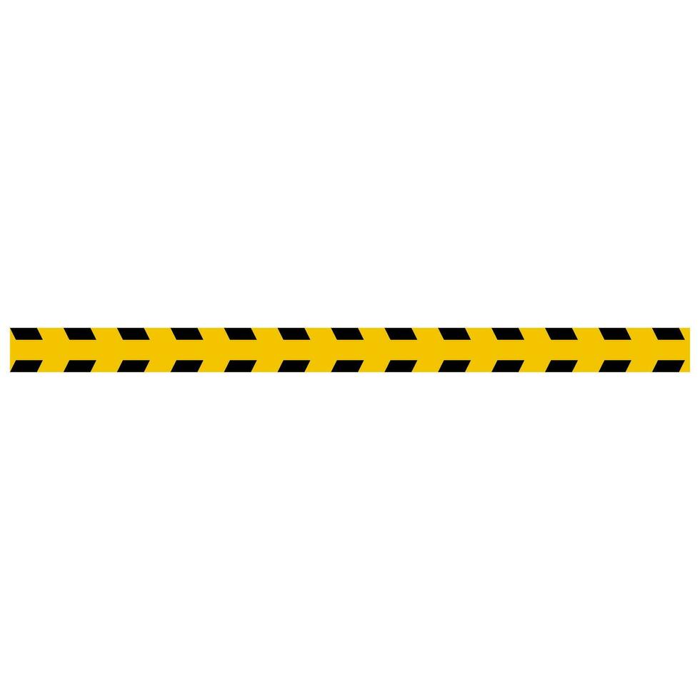 Caution tape. yellow warning lines danger. vector