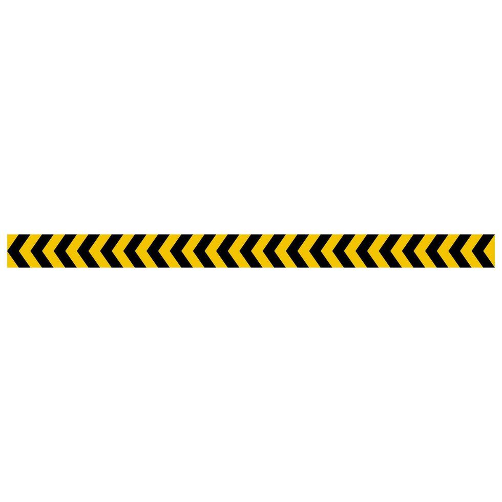 Caution tape. yellow warning lines danger. vector