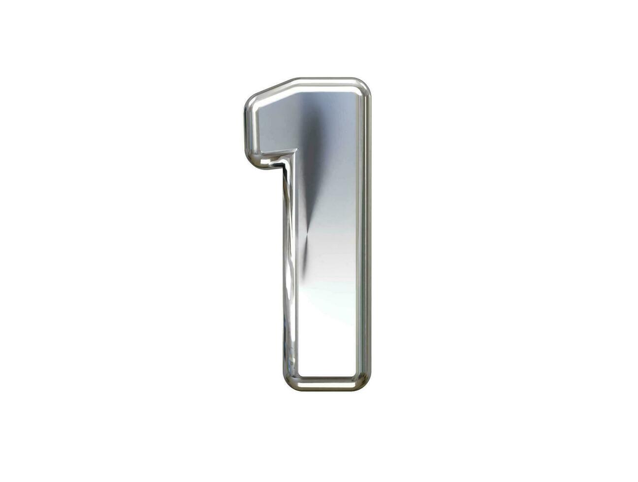 Number text effect vector element