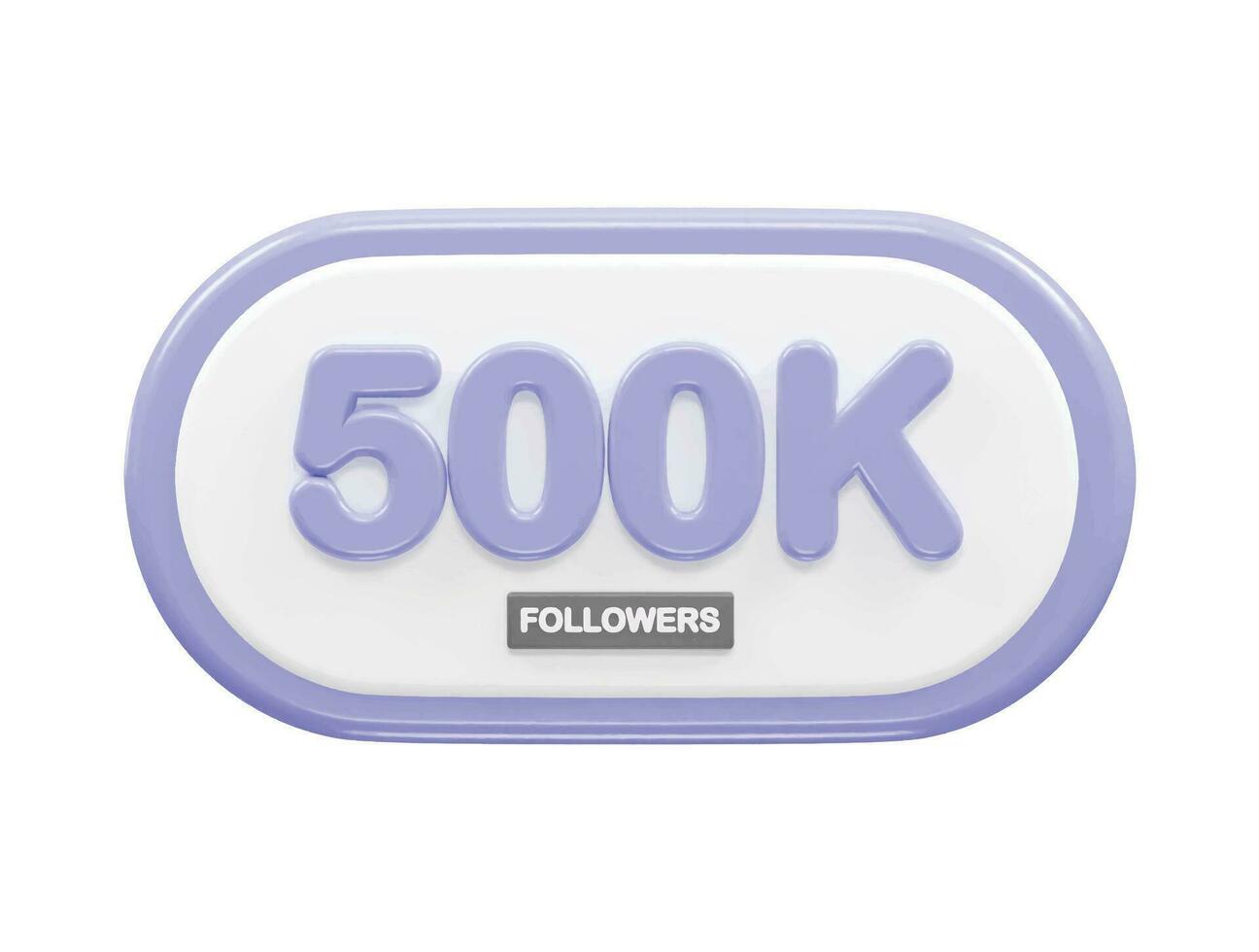 500k text effect vector element