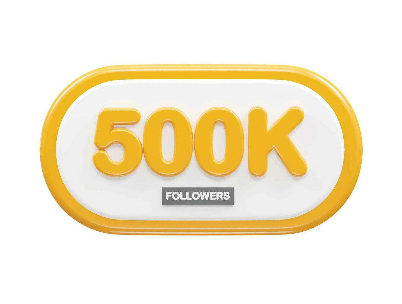 500k text effect vector element