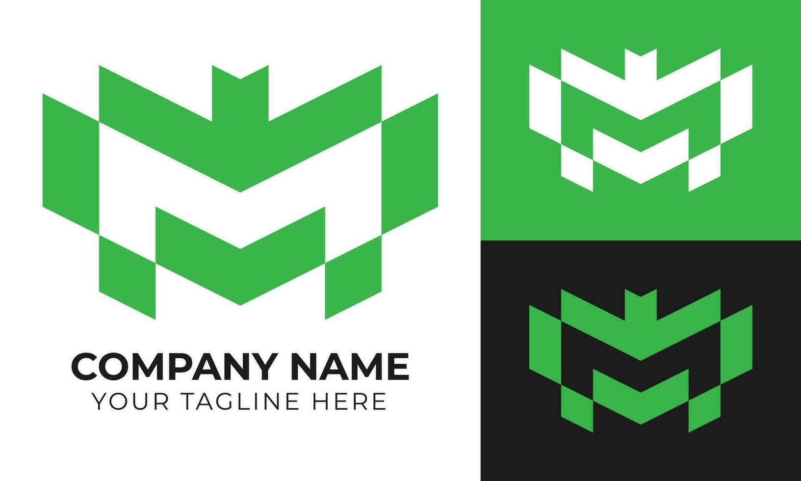 Creative minimal abstract business logo design template for your company Free Vector