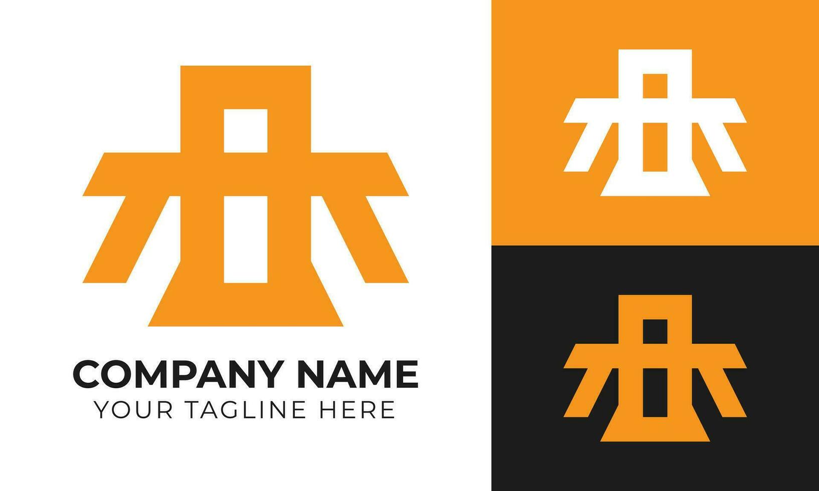 Creative corporate minimal abstract business logo design template for your company Free Vector