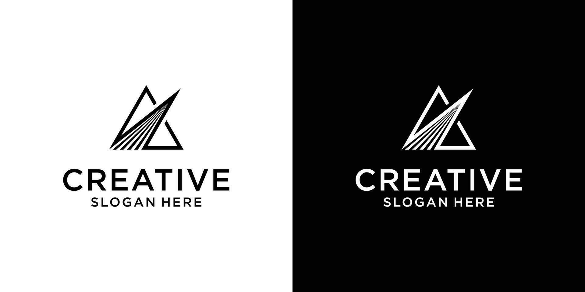 Triagle Logo design concept 27561374 Vector Art at Vecteezy
