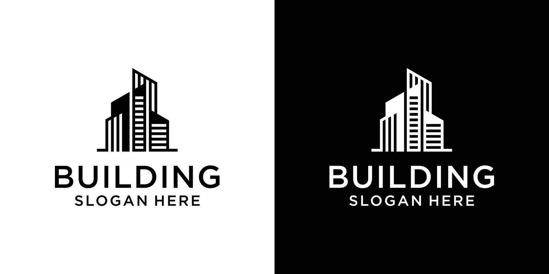 building logo design template vector