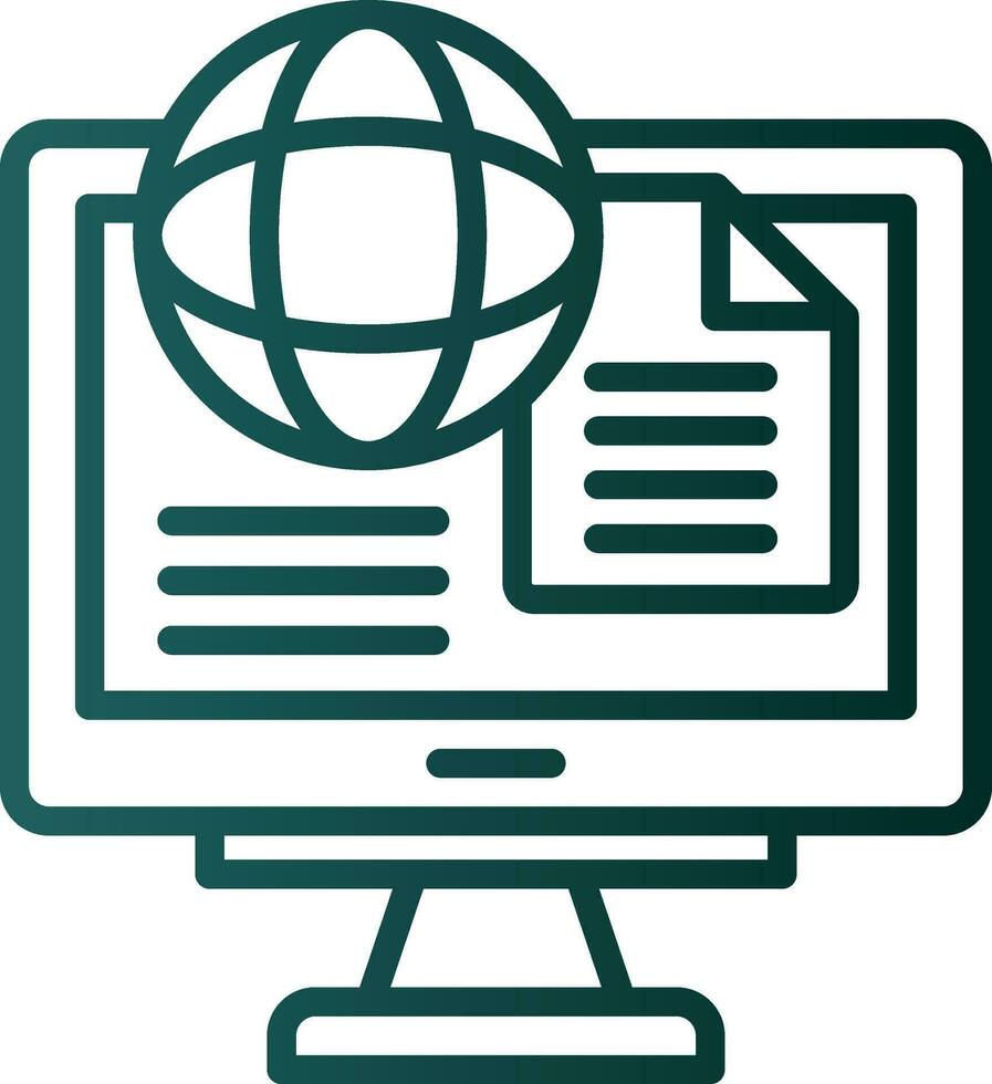 Portal Vector Icon Design