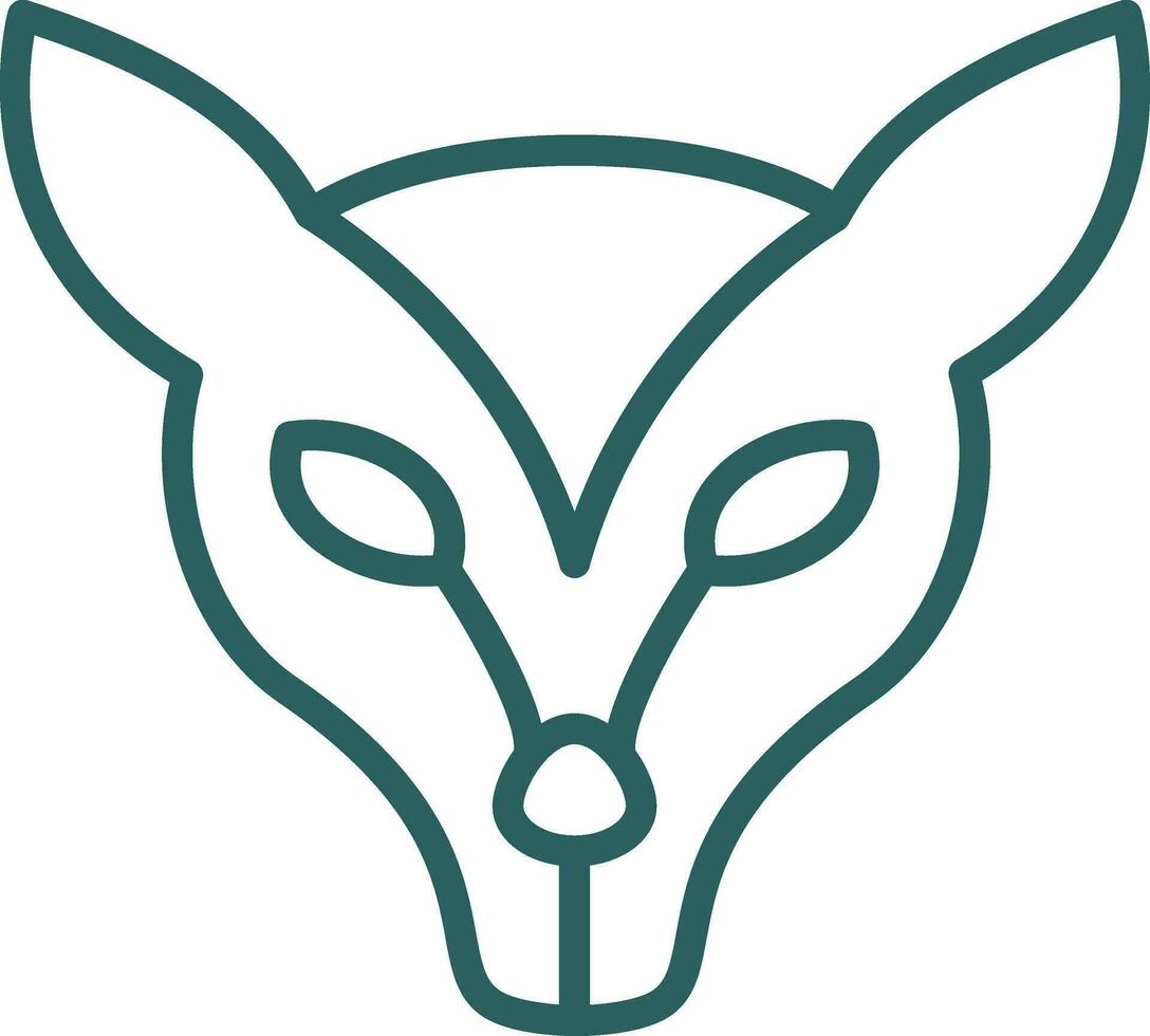 Arctic fox Vector Icon Design