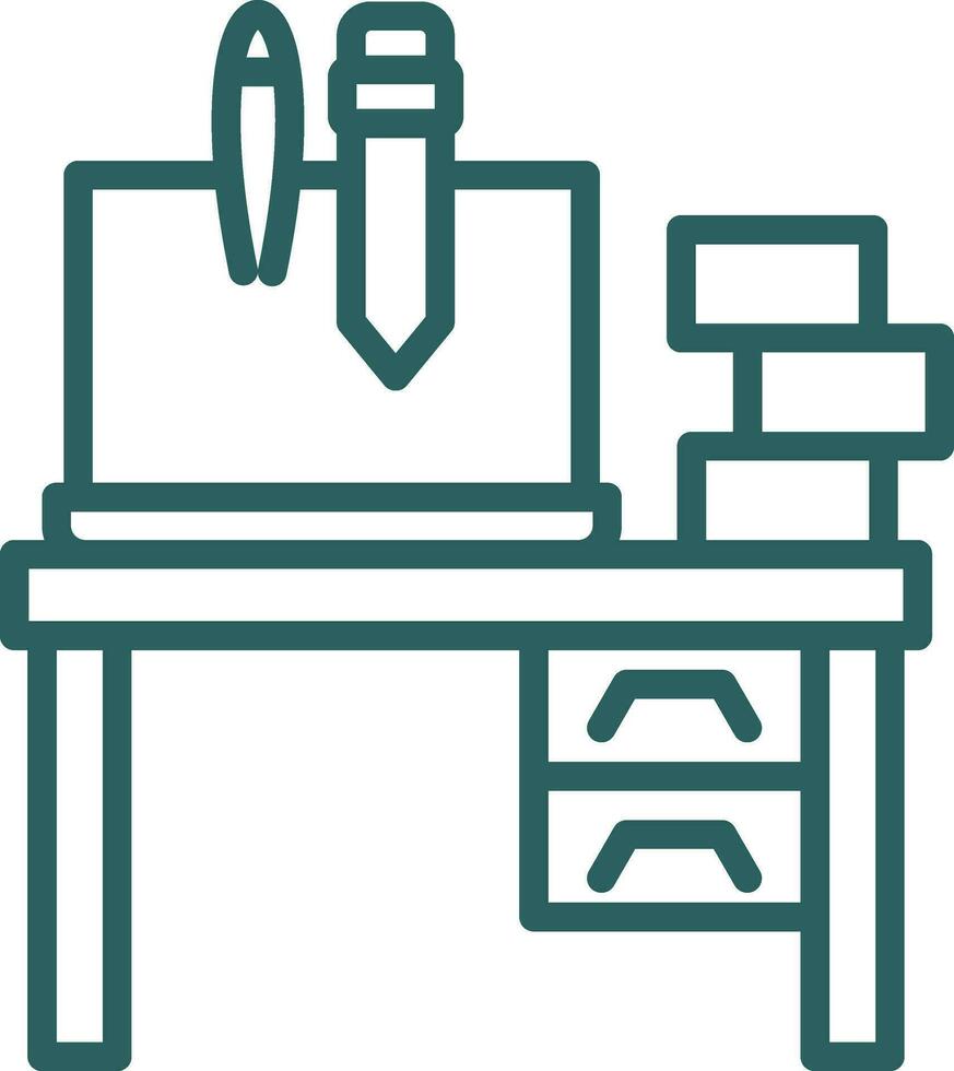 Desk Vector Icon Design