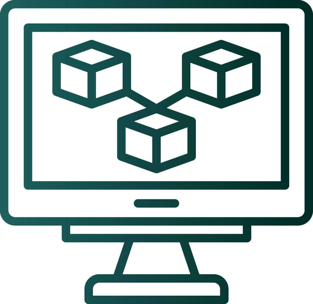 Blockchain Vector Icon Design