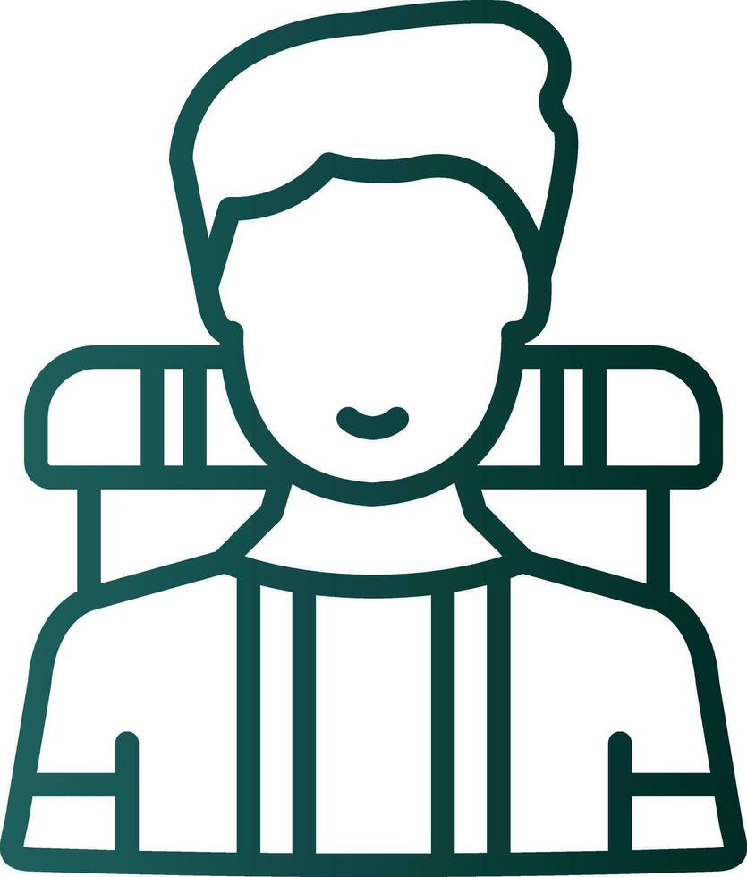 Traveller Vector Icon Design
