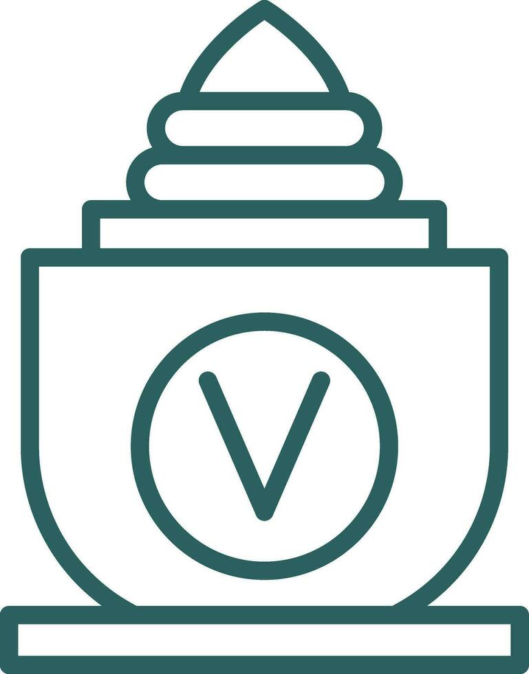 diseño de icono de vector de florero