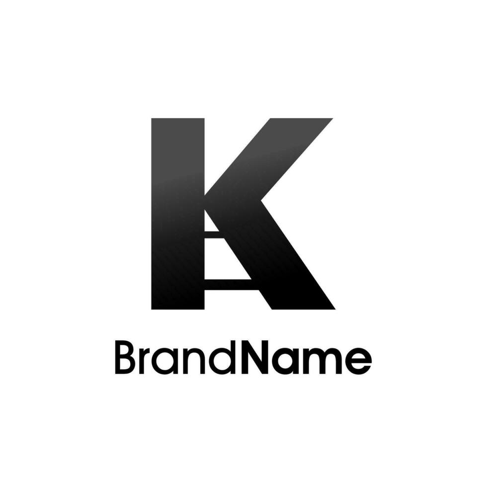 Initial K Road Way Logo vector