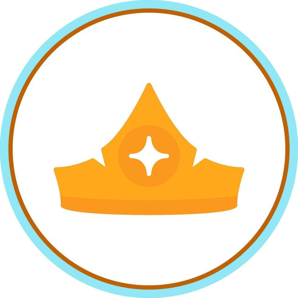 Aurora crown Vector Icon Design