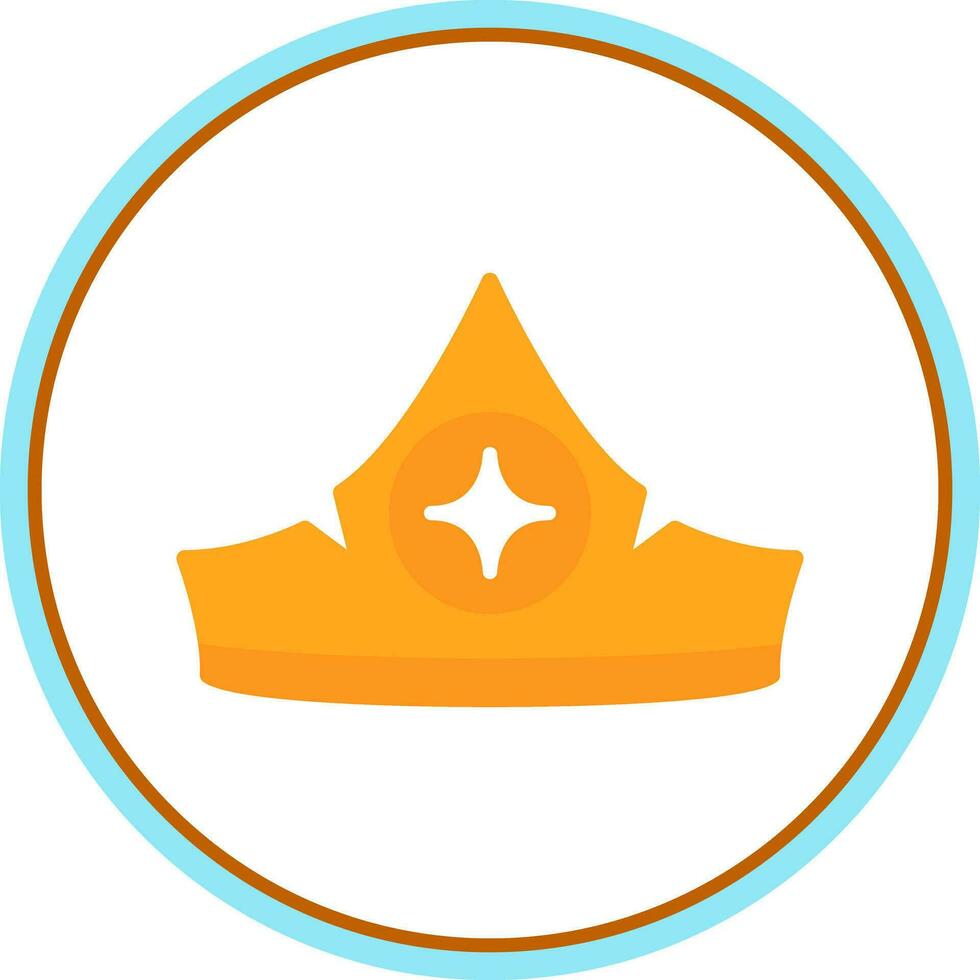 Aurora crown Vector Icon Design