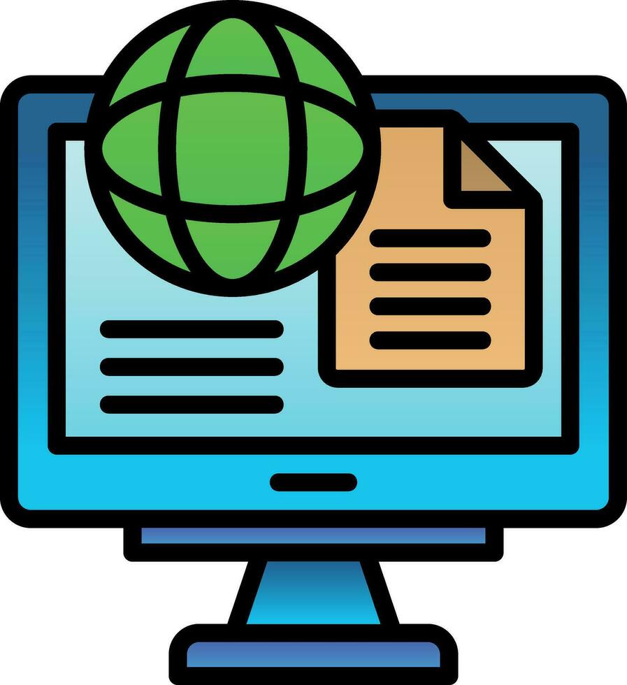 Portal Vector Icon Design