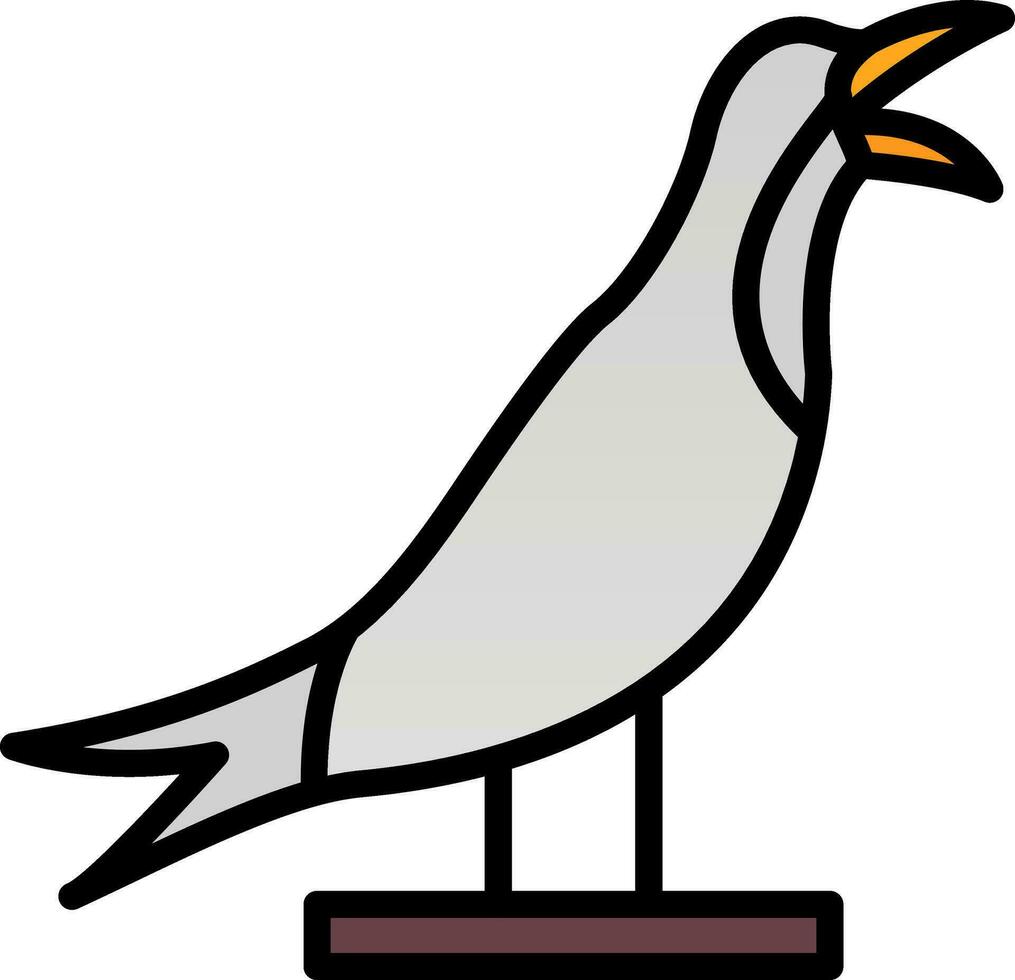 Arctic tern Vector Icon Design