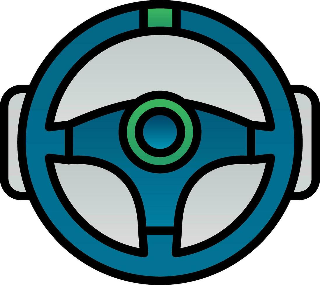 diseño de icono de vector de volante
