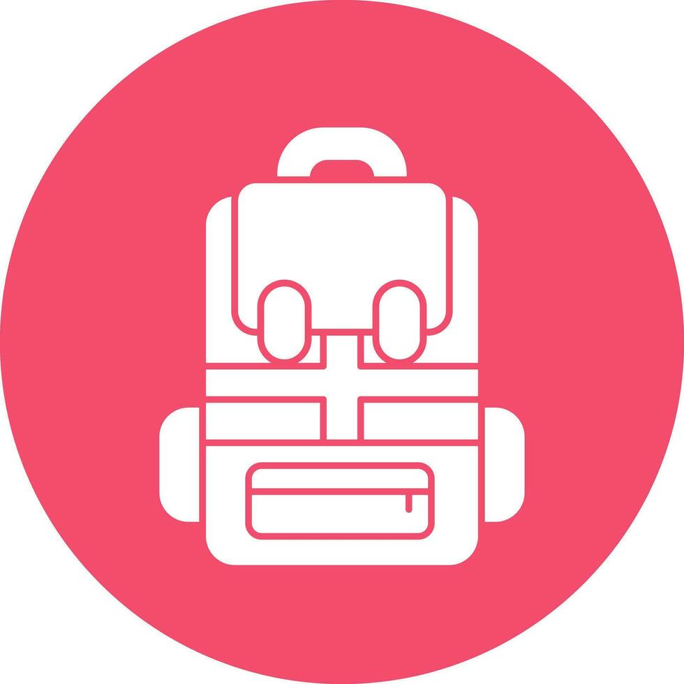 Backpack Vector Icon Design
