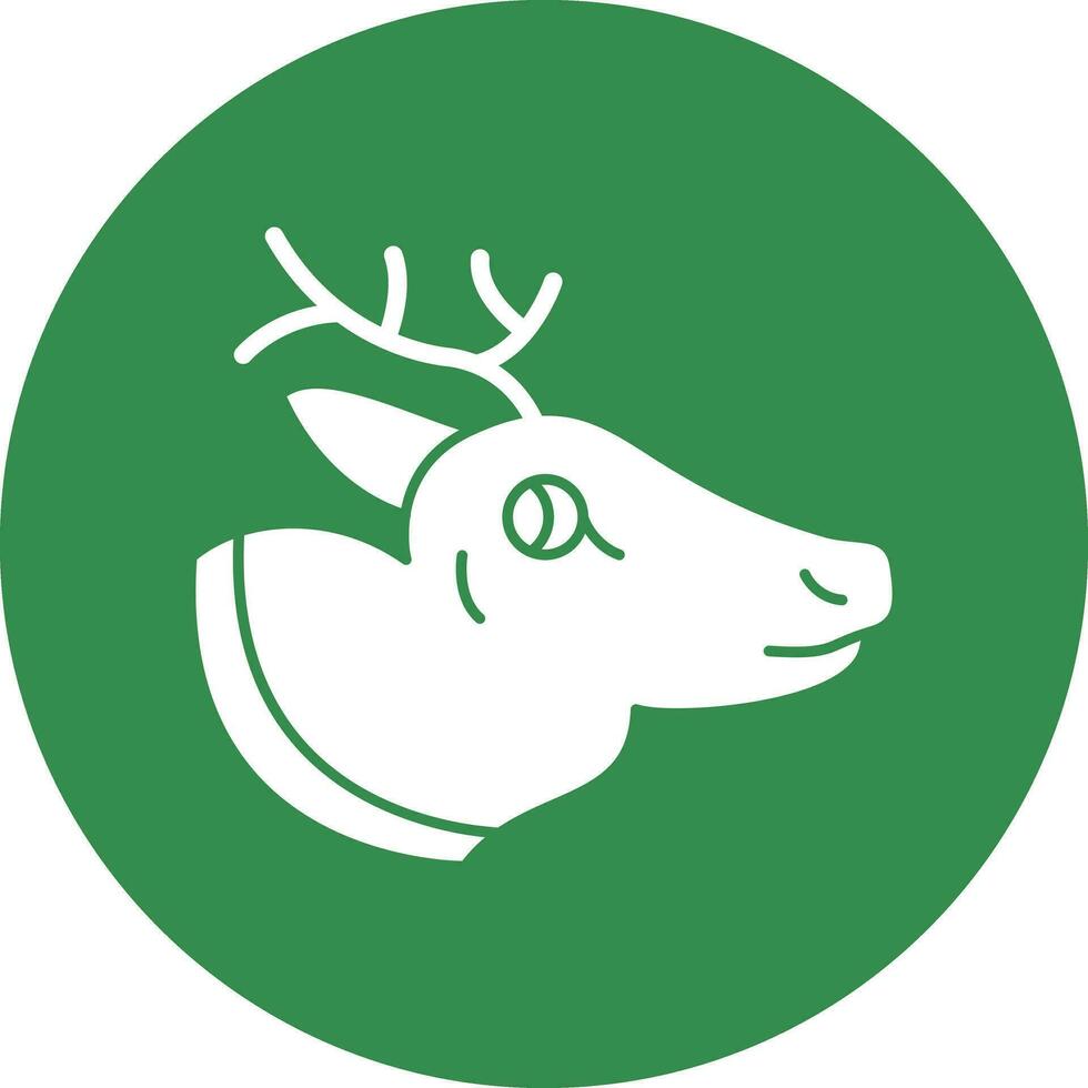 Reindeer Vector Icon Design