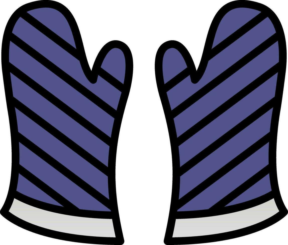 Mittens Vector Icon Design