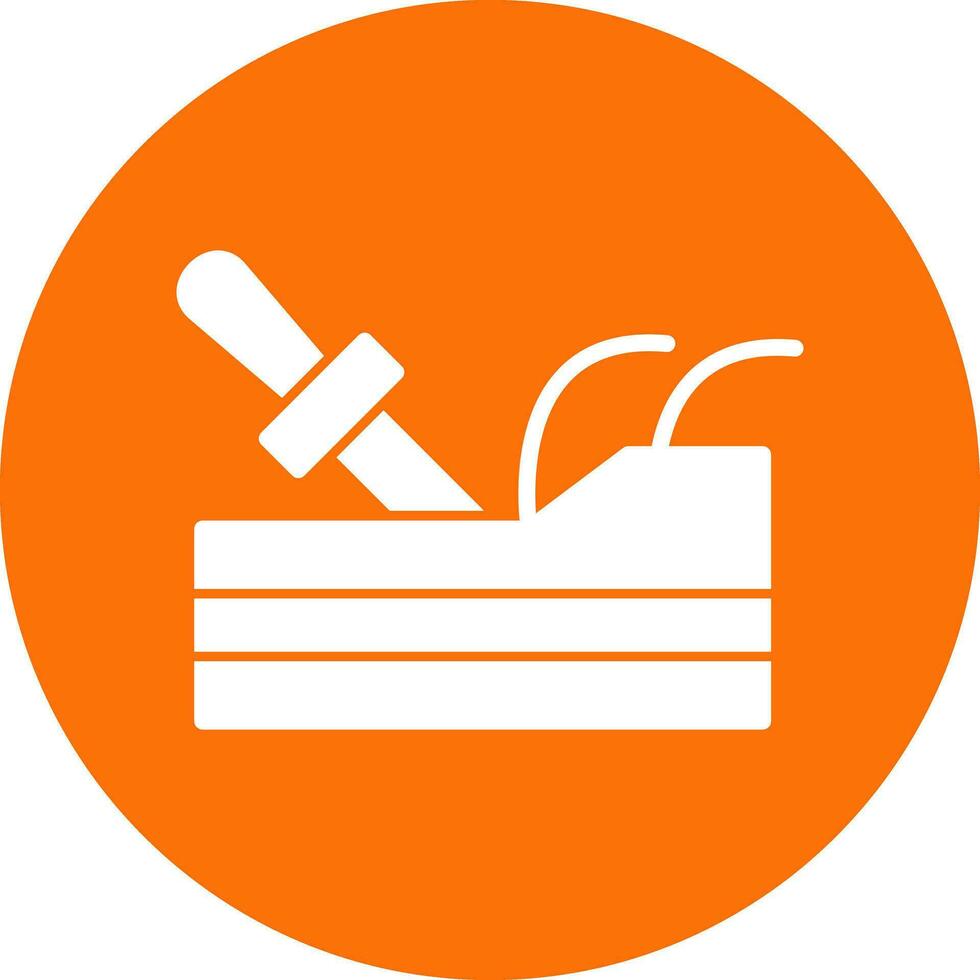 Carving Vector Icon Design