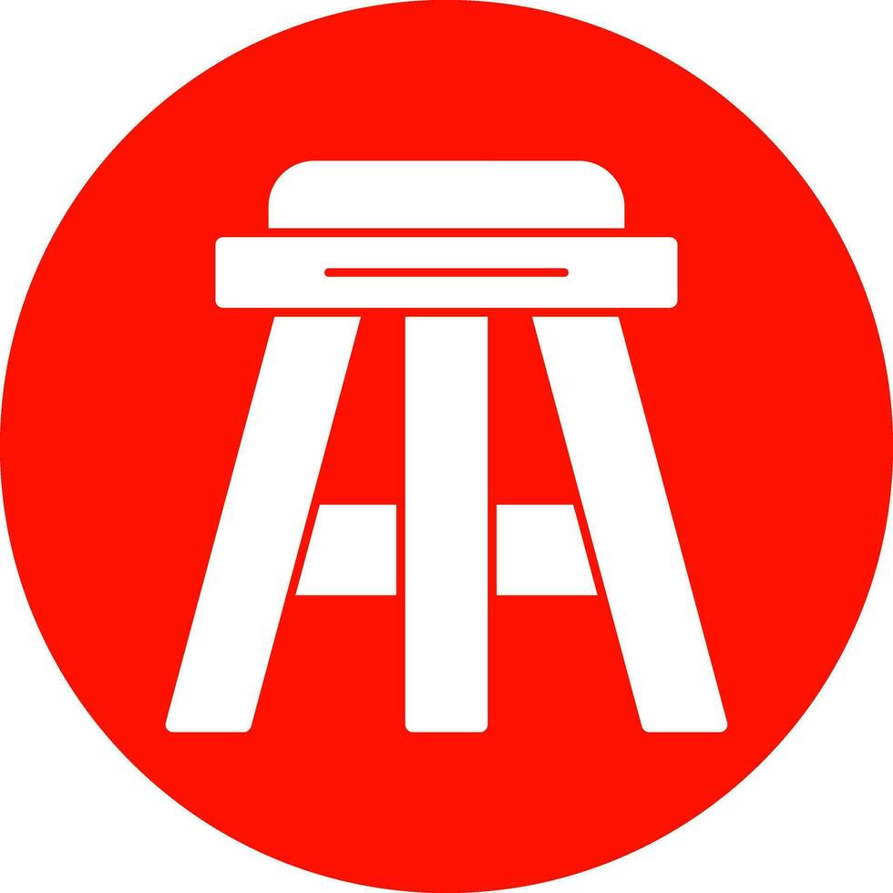 Stool Vector Icon Design