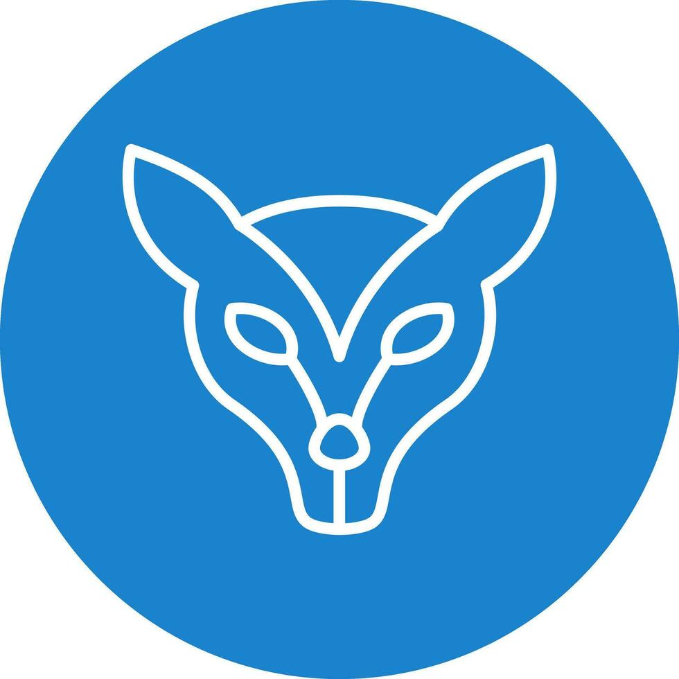 Arctic fox Vector Icon Design
