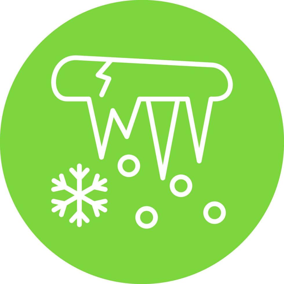 Icicle Vector Icon Design