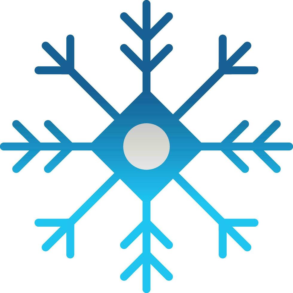 Ice crystal Vector Icon Design