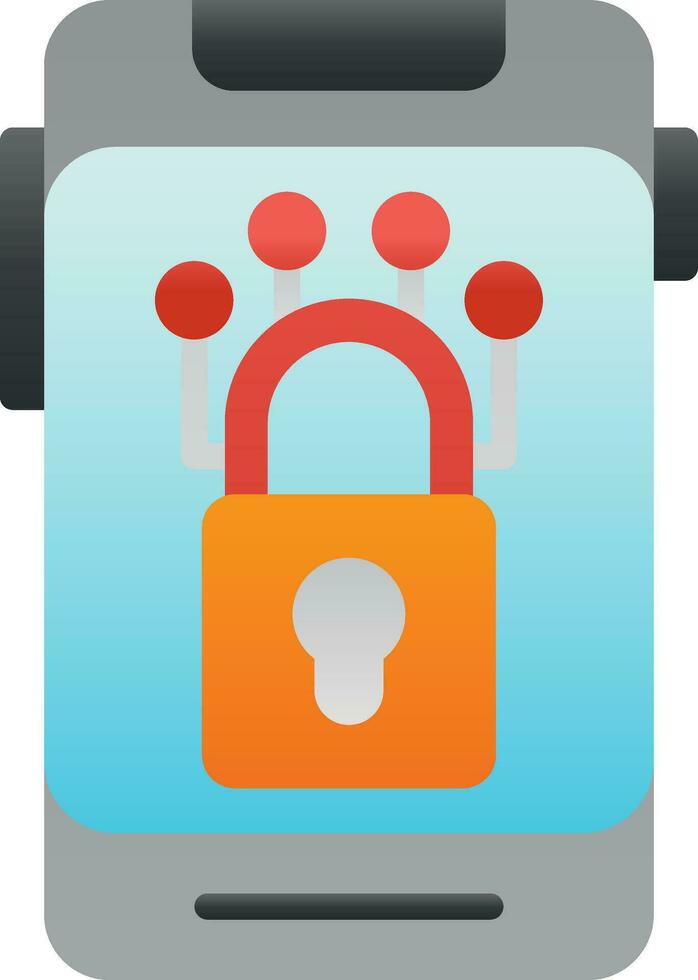 Cyber Security Vector Icon Design