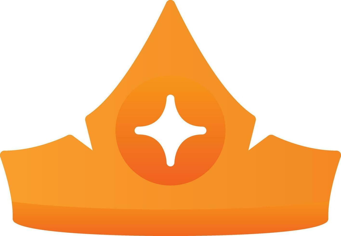 Aurora crown Vector Icon Design